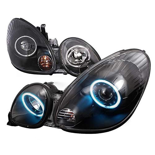 SPEC-D TUNING Projecteurs Halo Noirs Compatibles avec Lexus GS300 1998-2005
