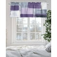 thumbnail image 5 of Purple Grey Valances for Windows Graffiti Art Abstract Mottled Texture Modern Valance Rod Pocket Short Window Treatments Curtains for Kitchen Bathroom Living Room Bedroom, 54 x 18 Inch, 5 of 7