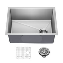 KRAUS Fairlane 25” Undermount Single Bowl 18-Gauge Stainless Steel Kitchen Sink