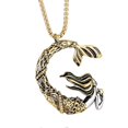 thumbnail image 1 of Mermaid Necklace for Men with Durable Titanium Steel and Golden Clavicle Chain 1pc, 1 of 5