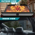 thumbnail image 6 of POLERO Fire Tiger Truck Rear Window Decal, See through Vinyl Car Rear Windshield Sunshade, Removable Universal for Most Pickup Trucks, 66.9 x 22.4 Inches, 6 of 8
