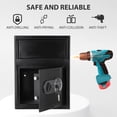 thumbnail image 6 of Huisuilinss 1.9 Cu.Ft Heavy Duty Drop Safe Fireproof, Front Drop Slot Lock Box with Digital Combination,Silent Deposit Safe Box, Security Cash Safe for Business Office Home, 6 of 8