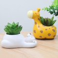 thumbnail image 3 of Cute Planter Animal Shaped Cartoon Home Decoration Succulent Landscape Flower Pots, 3 of 8
