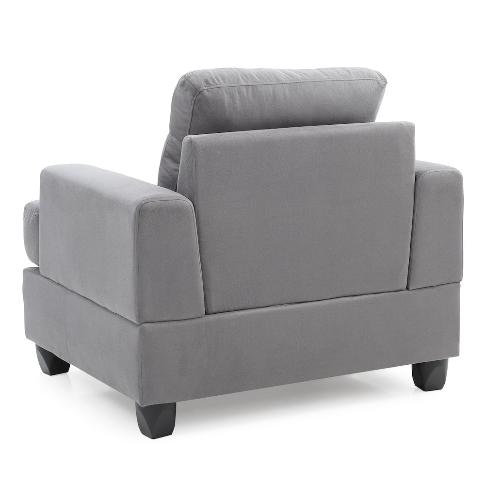 Glory Furniture Sandridge Accent Chair in Gray Color