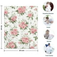 thumbnail image 4 of Pioneer Flower Blanket,Comfortable Soft Flannel Throw Blanket,All Season,Warm Lightweight Blankets for Sofa Bed Couch Living Room Chair,30"x40"(80x100cm), 4 of 4