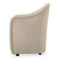 thumbnail image 3 of Moe's Home Collection DRAVA Fabric Dining Chair Beige Color, 3 of 6