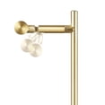 thumbnail image 2 of Novogratz x Globe West 15" Matte Brass LED Integrated Desk Lamp with Dimmer Rotary Switch, 52889, 2 of 7