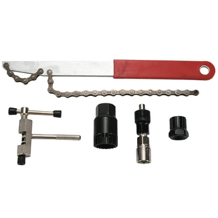 

5 in 1 Bike Crank Wheel Extractor Removal Cassette Chain Whip Repair Tools Kit for Motorcycle Bicycle Maintenance Bottom