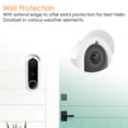 thumbnail image 7 of Fintie Silicone Cover for Nest Doorbell (Wired), Protective Skin Case Compatible with Nest Hello Video Doorbell, White, 7 of 7