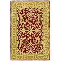 Safavieh SKR213G Silk Road Maroon / Ivory