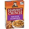 thumbnail image 1 of Quaker Harvest Crunch Rasin Almond Granola Cereal, 1 of 17