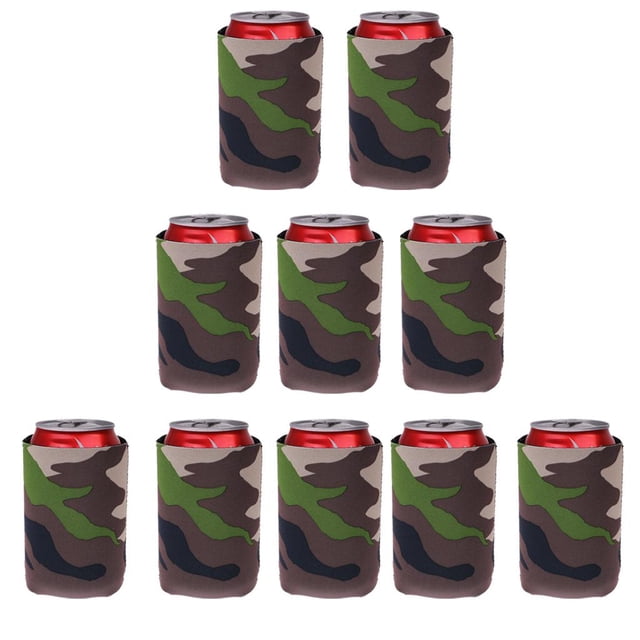Paquete Piezas de Camufje para de Cerveza, Enfriador de Refrescos, Funda para Bebidas, Envoltura, Favor CUTICAT enfriador de lata de cerveza