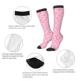 thumbnail image 3 of Sigee Pink Bows for Socks for Men Women Socks Stocking Compression Socks, 3 of 6