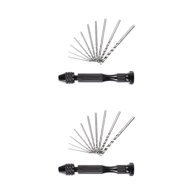 Micro Brocas Helicoidales Multipropósito Speravity Manual Carpintería Perforación Compacta 360 ° con Resina Plástico Joyería Artesanía Tipo 3 CBP228002