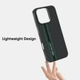 thumbnail image 5 of Stylish Texutre Case Cover for Apple iPhone 14 Pro Max, Slim Fit [Compatible with Magsafe & Accessories] Shockproof Drop Protection Anti-Scratch Anti-Slip Bumper Rugged Case for Men,Black+Green, 5 of 6