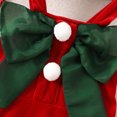thumbnail image 7 of DHFJKG Dress Child Xmas Girls Sleeveless Spaghetti Strap Bowknot Dresses Party Dance Kids Christmas Sweet Dress, 7 of 7