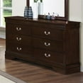 thumbnail image 3 of Coaster Louis Philippe 2PC Set with Dresser and Nightstand in Brown, 3 of 7