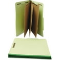 thumbnail image 2 of Bilot 10291 Pressboard Classification Folder, Letter, Eight-Section, Green, 10/Box, 2 of 3