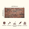 thumbnail image 5 of Ultimate 3D Wall Panels, Brick Effect Wall Cladding Panel, Set of 2, Covers 11 sq ft, Babylon, 5 of 9