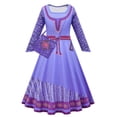 thumbnail image 3 of Disfraz de Rapunzel de Disney para niña, vestido de princesa de manga larga, fiesta de cumpleaños de lujo, Encanto, Mirabel, Isabela, Cosplay, 3 of 5