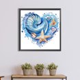 thumbnail image 4 of Diamante Pintura 5D DIY Taladro Redondo Completo Amor Estrella de Mar Decoración del Hogar LP658, 4 of 9