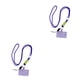 thumbnail image 4 of Sidaley Cordón universal para teléfono móvil con gancho, cordón colgante portátil ajustable para el cuello, correas antipérdida de Púrpura Largo 2piezas, 4 of 6