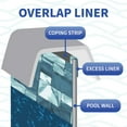 thumbnail image 3 of Blue Wave NL608-20 Emerald Coast 12x24-ft Oval Standard Gauge Overlap Liner - 48/54-in, 3 of 5