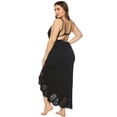 thumbnail image 4 of Uniexcosm Women Plus Size Hollow Out Bikini Cover Up Loose Beach Wear Dress, 4 of 7