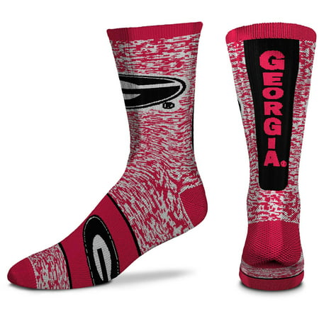 Men's For Bare Feet Georgia Bulldogs Ticket Heathered Crew Socks - (Best Place To Sell Sports Tickets)