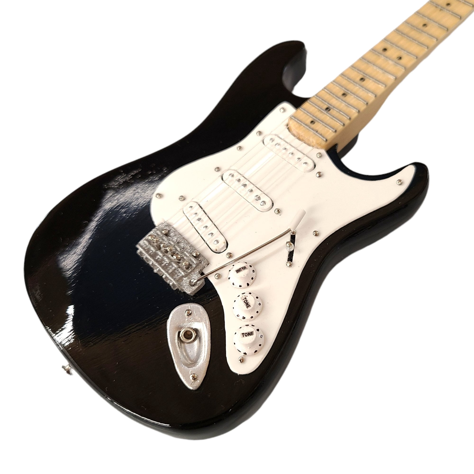 Axe Heaven Classic Black Fender Stratocaster Mini Guitar Replica - FS-002