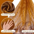 thumbnail image 4 of Tela de encaje de organza transparente de 150 cm de ancho, tela de gasa láser brillante mágica para vestidos, disfraces, vestuario para espectáculos, bodas, accesorios, fotografía y fondos., 4 of 9