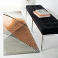 thumbnail image 2 of SAFAVIEH Hollywood Celandine Abstract Runner Rug, Grey/Orange, 2'3" x 12', 2 of 8