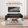 thumbnail image 4 of Caja de arena para gatos WooFigo XXL de acero inoxidable 27,6 L, 4 of 7