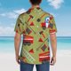 thumbnail image 4 of Fotbe Cartoon Fire Truck Camisa Hawaiana para Hombre Unisex – Camisa Casual de Verano con Botones de Manga Corta de Algodón y Lino,XX-Large, 4 of 7