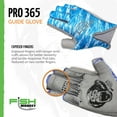thumbnail image 3 of Fish Monkey Pro 365 Guide Glove, Exposed Fingers, Blue Water Camo, X-Large, 3 of 6