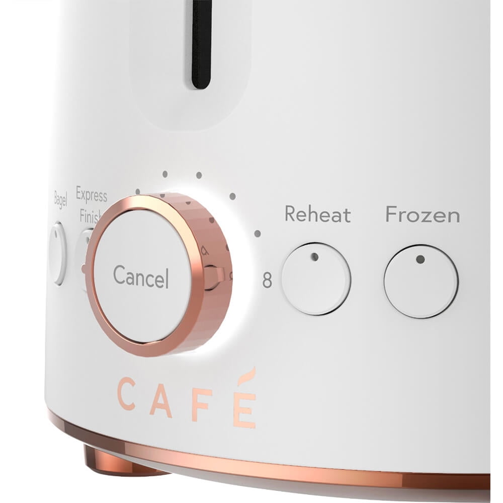 Cafe 2-Slice Toaster, Natural Finish with Extra-Wide Slots and Extra Lift