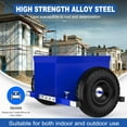 thumbnail image 4 of Moving Adjustable Panel Dolly, 2 × 10" Heavy Duty Solid Rubber Tires Wheels 1000LBS Load for Panel/Slab/Plywood/Door/Granite/Drywall Material Handling and More - Blue, 4 of 17