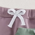 thumbnail image 5 of 3PC Toddler Baby Girl Summer Shorts Active Jogger Pants Elastic Waist Solid Waffle Athletic Sweatpant Harem Bottoms Summer Shorts for Girls, 5 of 7