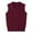 Red, variant on Bcfgryg Men's New Wear Solid Color Autumn And Winter Warm Comfort Classic Business Sleeveless Casual Plush Vest V Neck Knit Vest Men's Vest