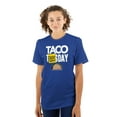 thumbnail image 3 of Taco Tuesday Everyday Mexican Foodie Plus Size Crewneck Graphic Tee Shirt Brisco Brands 4X, 3 of 5
