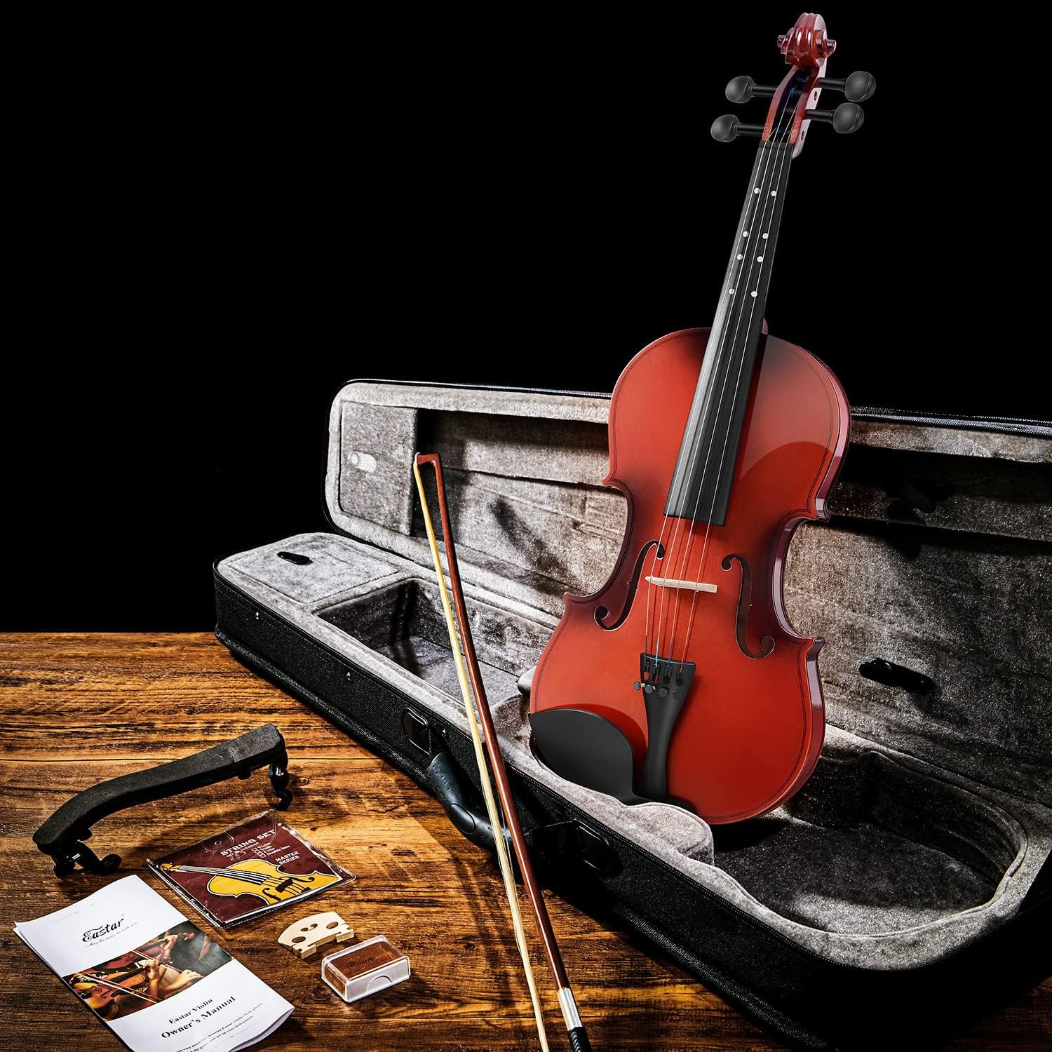 Eastar 4/4 Violin Set for Kids & Adults, Beginners Fiddle
