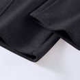 thumbnail image 3 of Ixbnca Children Long Pants Casual Elastic High Waist Pockets Pants Loose Straight Leg Solid Color Trousers, 3 of 7