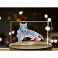 thumbnail image 2 of Roaring Majesty | Tiger Design | 3D Engraved Crystal Keepsake, 2 of 6