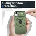 thumbnail image 4 of for iPhone 14/13 Case with Kickstand Sliding Camera Cover, Military Grade Shockproof Portective Compatible with MagSafe Wireless Charger Slim Case Cover for iPhone 14/13, Olivegreen, 4 of 6