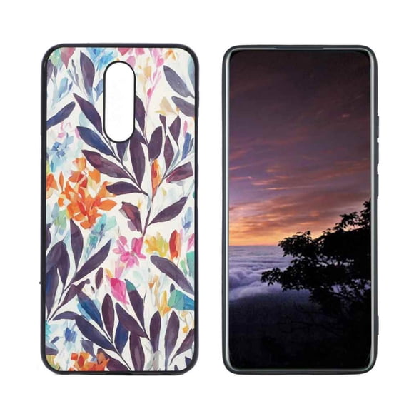 Colorful-54 Phone Case, Degined for LG X4 Case Men Women, Flexible Silicone Shockproof Case for LG X4