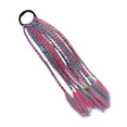 thumbnail image 2 of KIHOUT Deals Color Braid Ponytail Wig Three-strand Braid Short Gradient Dirty Braid, 2 of 2