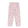 thumbnail image 5 of Xecao Easter Cute Rabbit Women's Straight Lounge Pajama Pants: The Epitome of Relaxed Sleepwear, 5 of 9