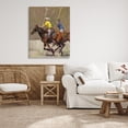 thumbnail image 3 of Stupell Industries Galloping Polo Players Animals & Insects Painting Gallery Wrapped Canvas Art Print Wall Art, 36 x 48, 3 of 8