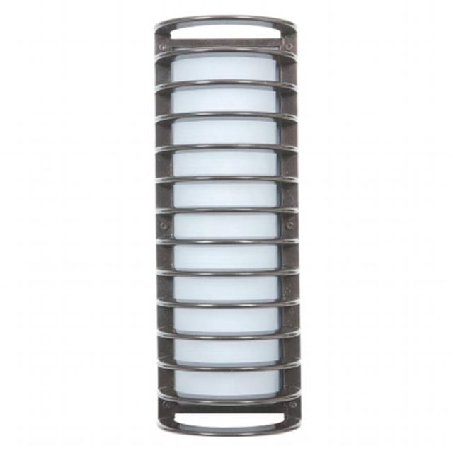 Accesslighting 20030MG-BRZ-RFR Bermuda Marine Grade 2 Lumière RFR Verre Emplacement Humide Cloison- Bronze