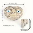thumbnail image 2 of Alien Resin Sculpture Pendant - Exquisite Hanging Ornament for Home, Garden, and Holiday Decor - Durable, Colorful, and Whimsical Room Decoration, 2 of 10